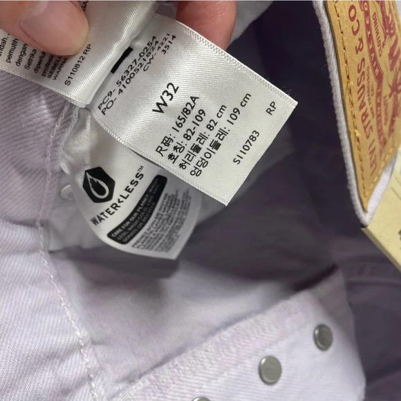 NEW Levi’s 501 High Rise Shorts Raw Hem Size 32 - Picture 7 of 11